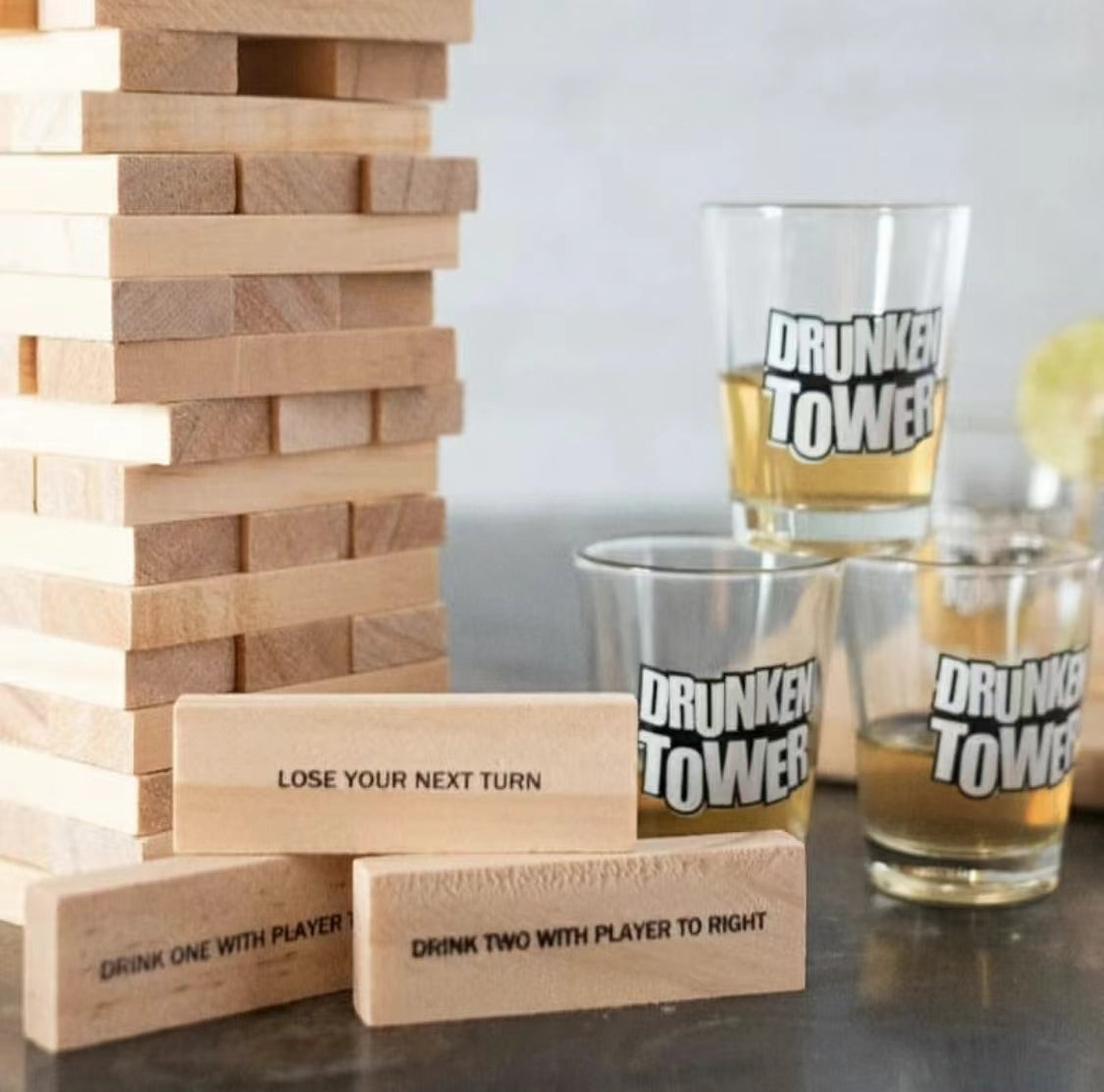 Jenga Shots Drunken Tower