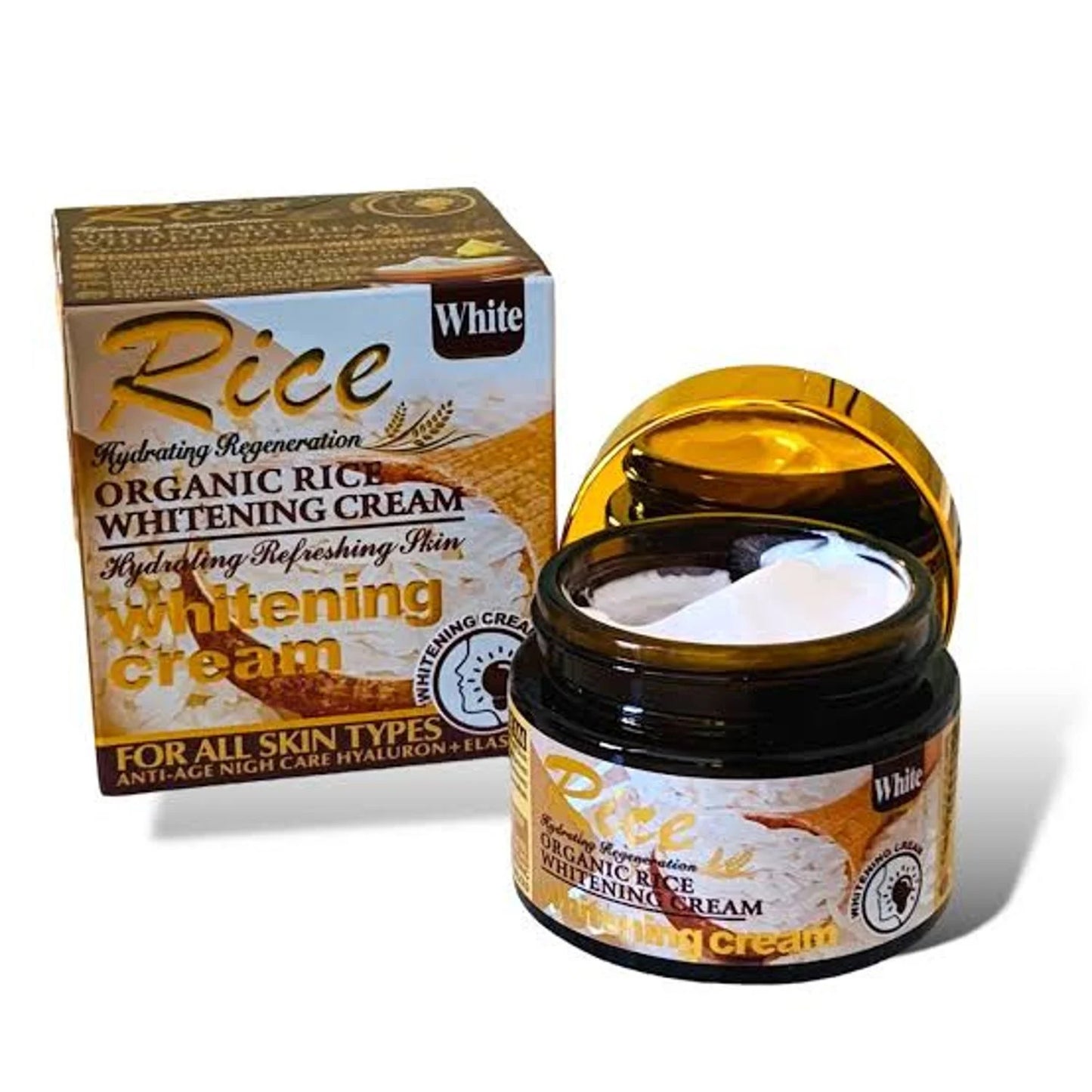 Crema Blanqueadora De Arroz Organico 55g