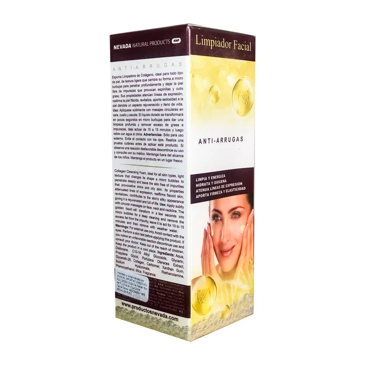 Limpiador Facial En Espuma De Colágeno