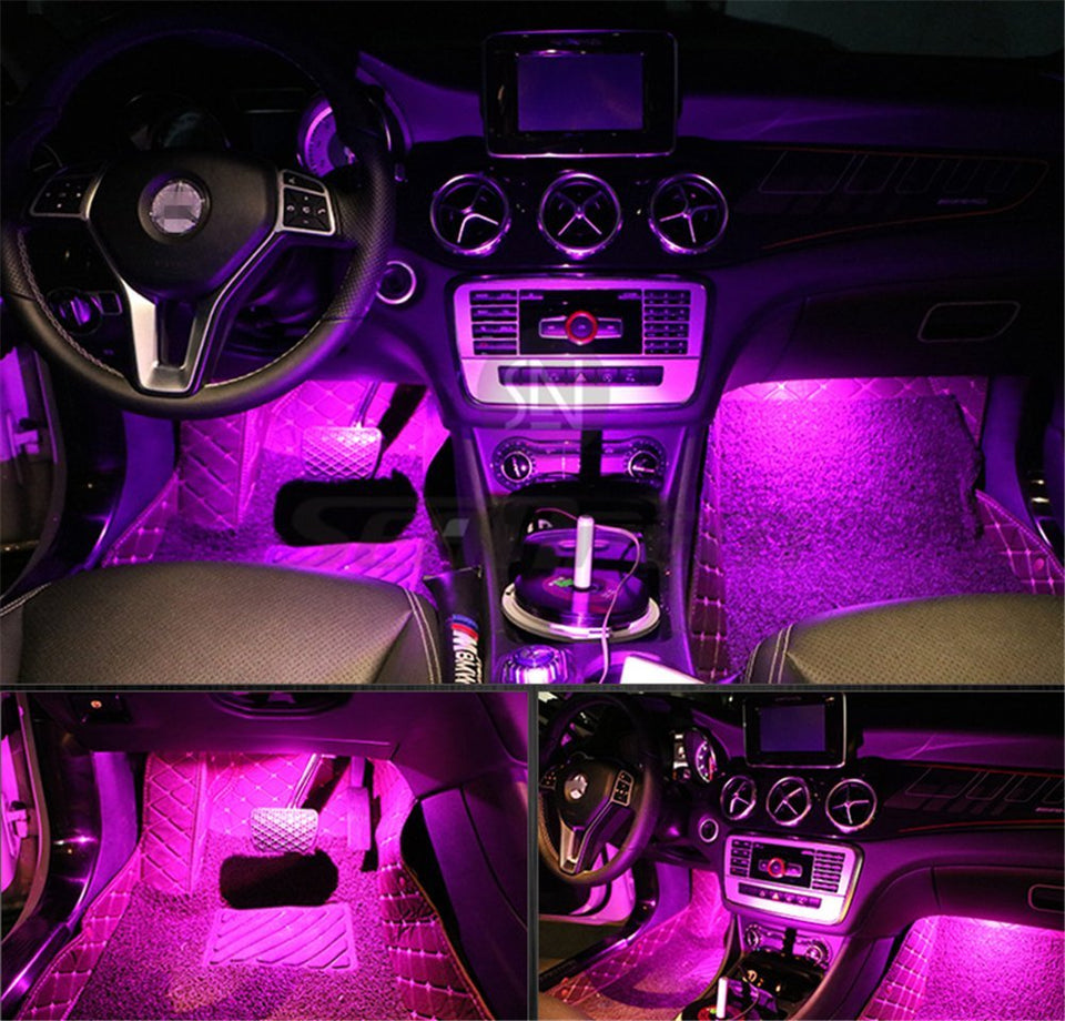Set De Luces Led Interiores Para Autos