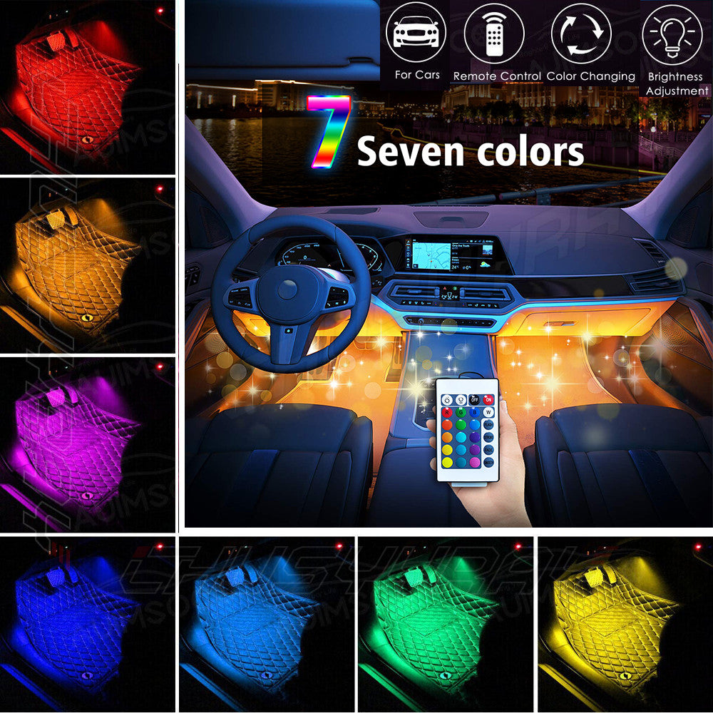 Set De Luces Led Interiores Para Autos