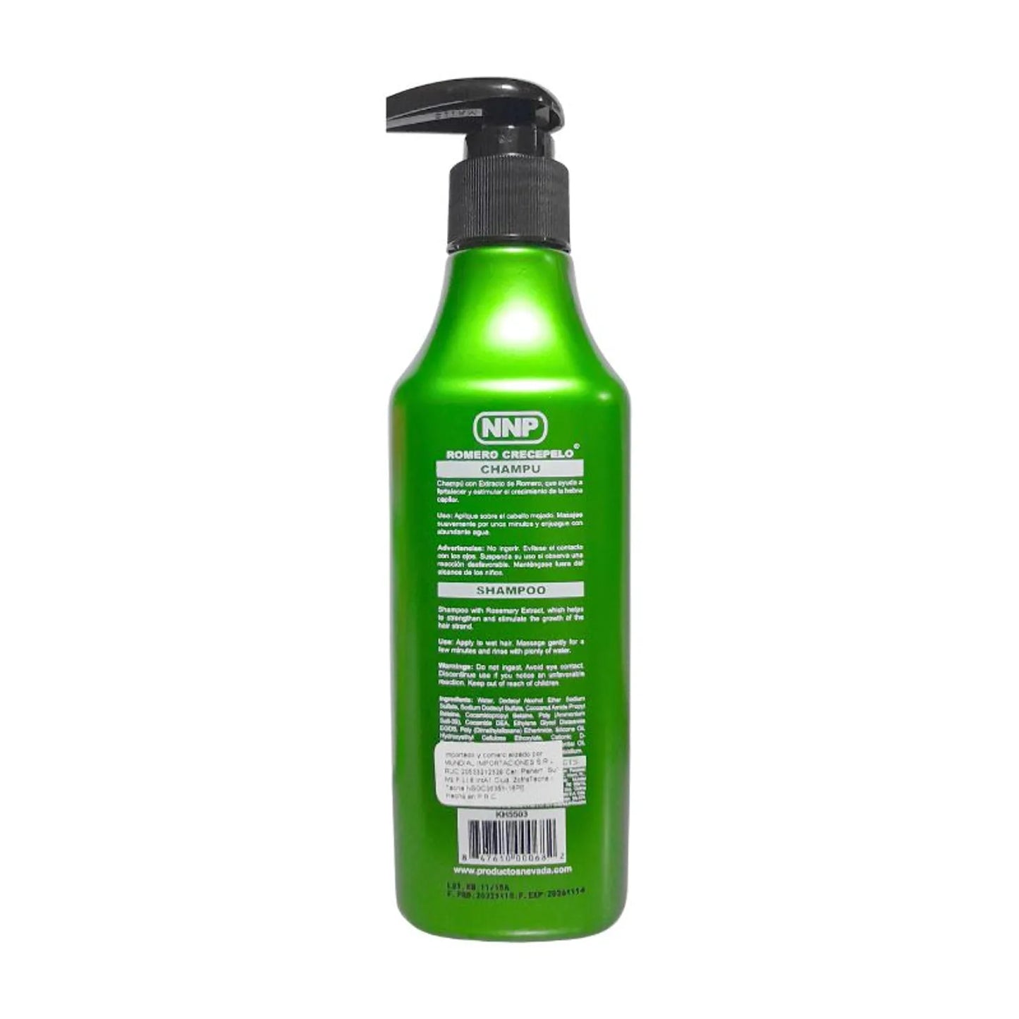 Shampoo Romero Crecepelo Nnp X 320 Ml
